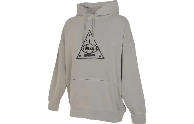 Vans Sweatshirts Men's Brown Hooded Moderate Regular