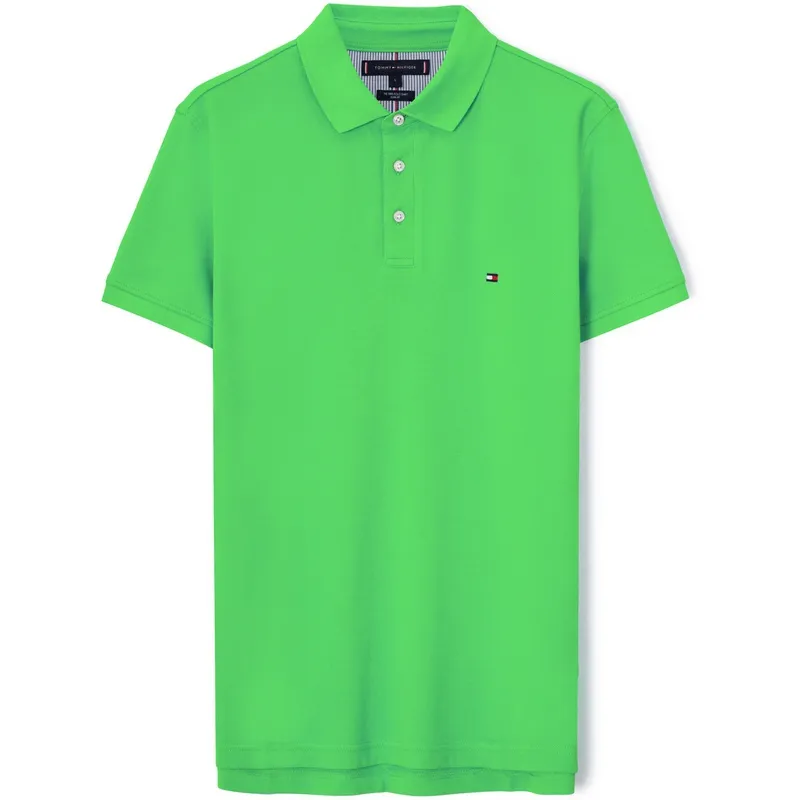 Tommy Hilfiger Polo Shirt Men's Grass Green