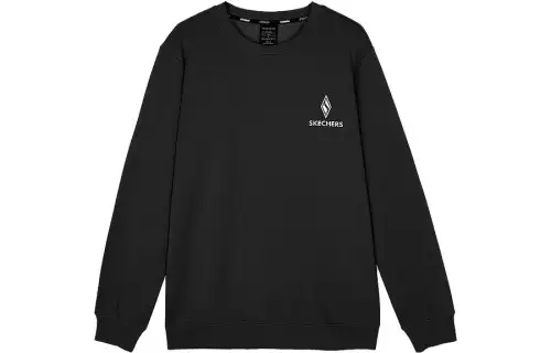 Skechers Elegant Diamond Collection Sweatshirt Men's Carbon Black