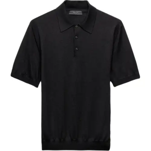 PRADA Fine knit Polo Shirt