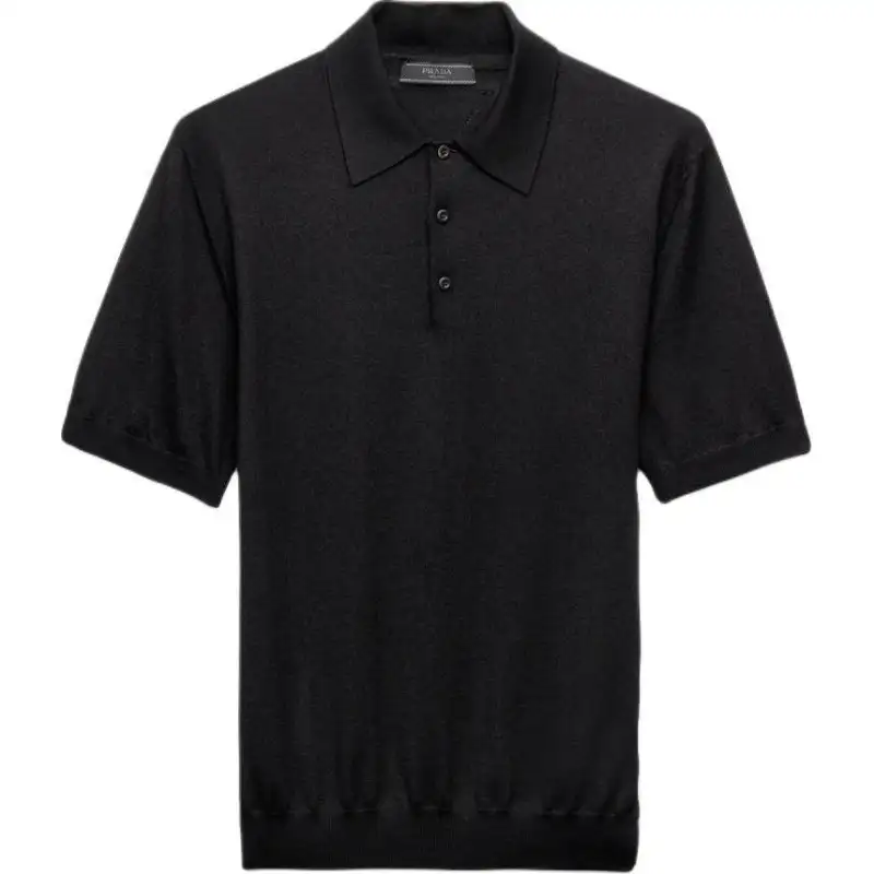 PRADA Fine knit Polo Shirt