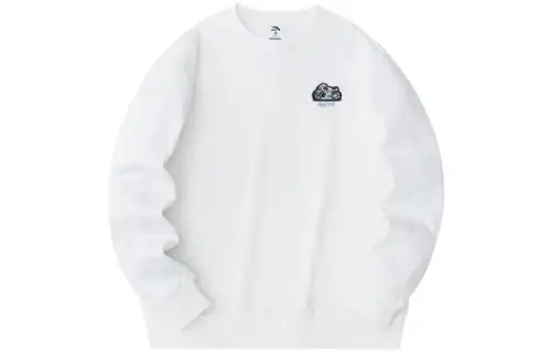 Anta Life Collection Sweatshirt Unisex Ivory White