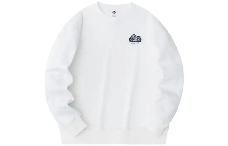 Anta Life Collection Sweatshirt Unisex Ivory White