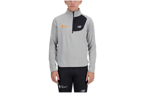New Balance NB Heat Grid Sweatshirt Men's Gray