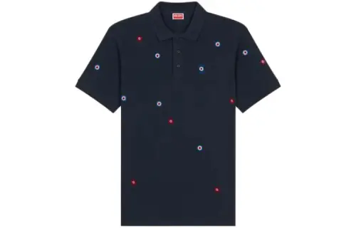 KENZO Target Embroidered Short-Sleeved Polo Shirt