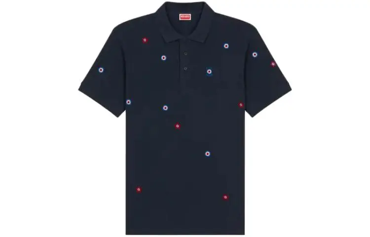 KENZO Target Embroidered Short-Sleeved Polo Shirt
