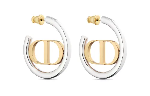DIOR Earrings Women's Gold/Silver