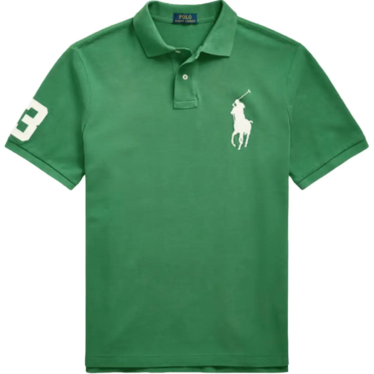 Polo Ralph Lauren Big Pony Polo Shirt Custom Slim Fit Men's Green