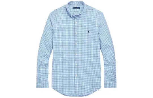 Polo Ralph Lauren Gingham-check Long-sleeve Shirt