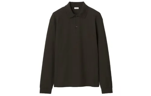 【Previous Season】long-sleeve cotton polo shirt