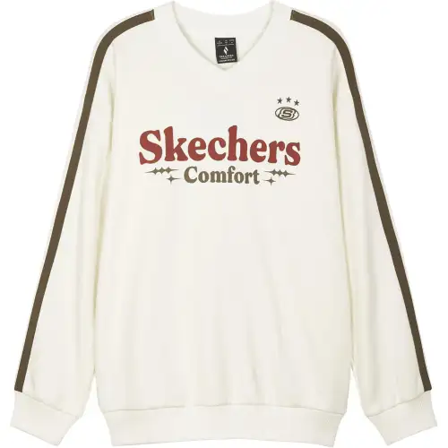 Skechers Sweatshirt Unisex Ecru