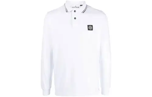 Stone Island Compass-motif polo shirt