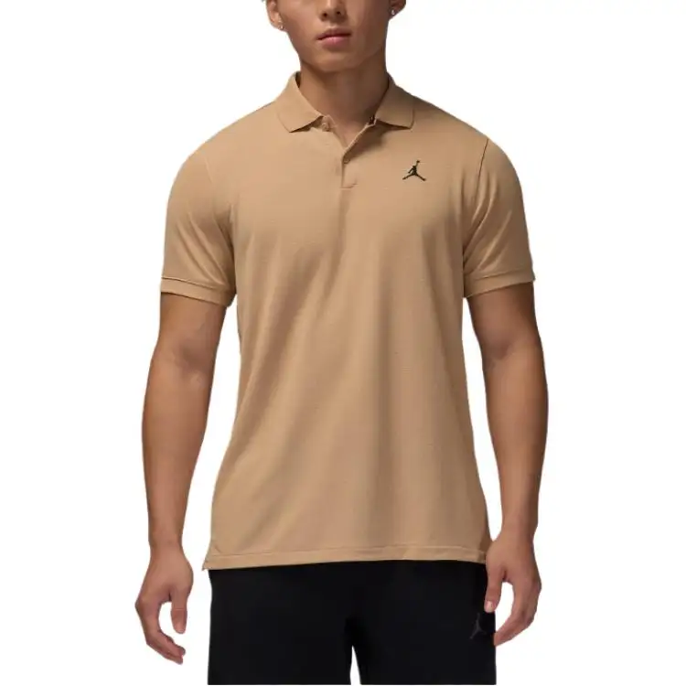 Jordan Polo Shirts Men's Khaki Polo Collar Moderate Other