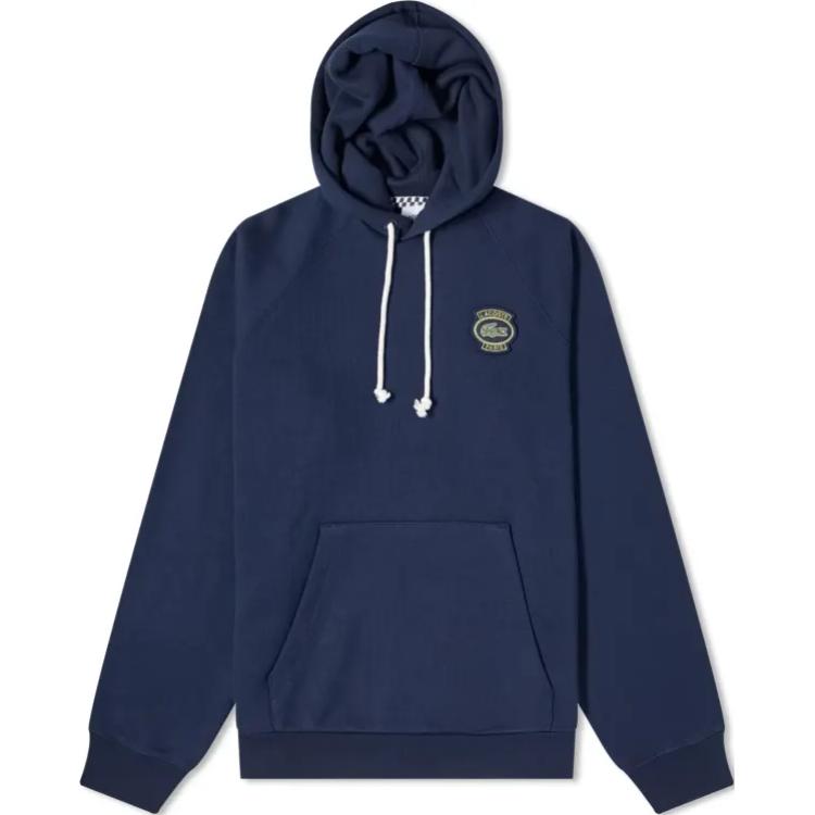 Мужское худи LACOSTE (натуральный синий)