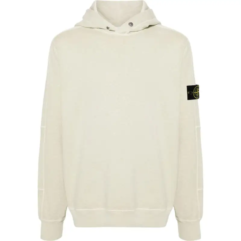 STONE ISLAND Compass-badge Cotton Hoodie