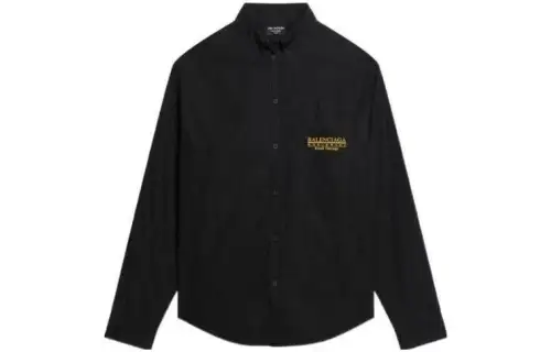 Balenciaga SS23 Shirt Regular Fit Men's Black