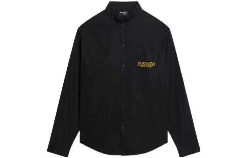 Balenciaga SS23 Shirt Regular Fit Men's Black