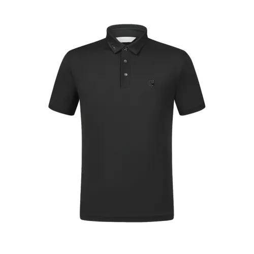 FILA Golf Polo Shirt Men's Pitch Black