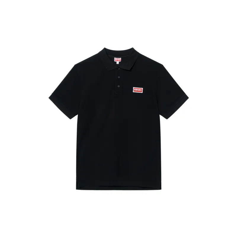 KENZO Logo Embroidered Short Sleeved Polo Shirt
