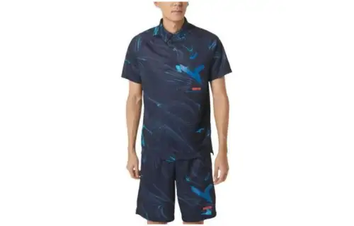Asics Polo Shirt Men's Dark Blue
