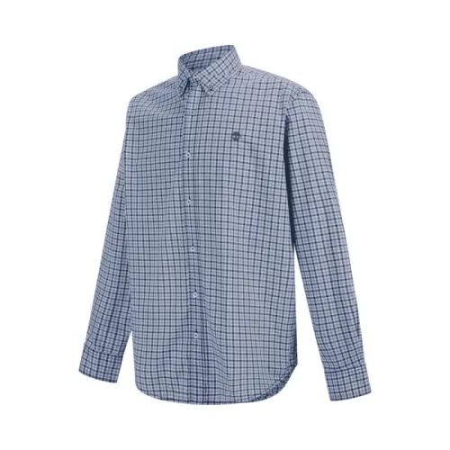 Timberland Stretch Poplin Shirt Men's Light Blue