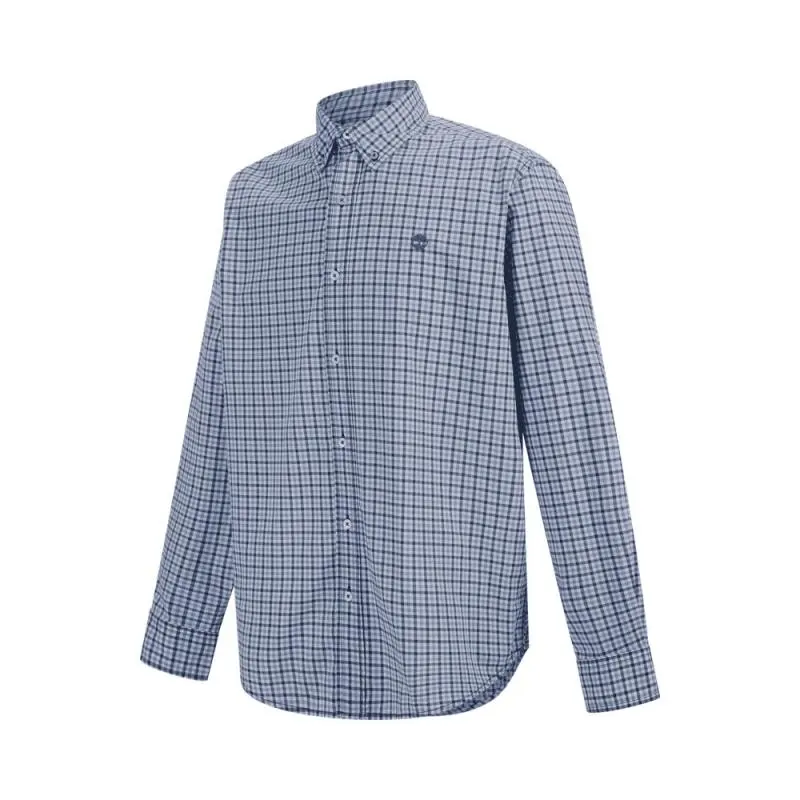 Timberland Stretch Poplin Shirt Men's Light Blue