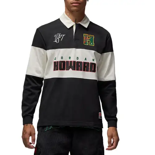 JORDAN X Howard University Men's Long Sleeve Rugby Top