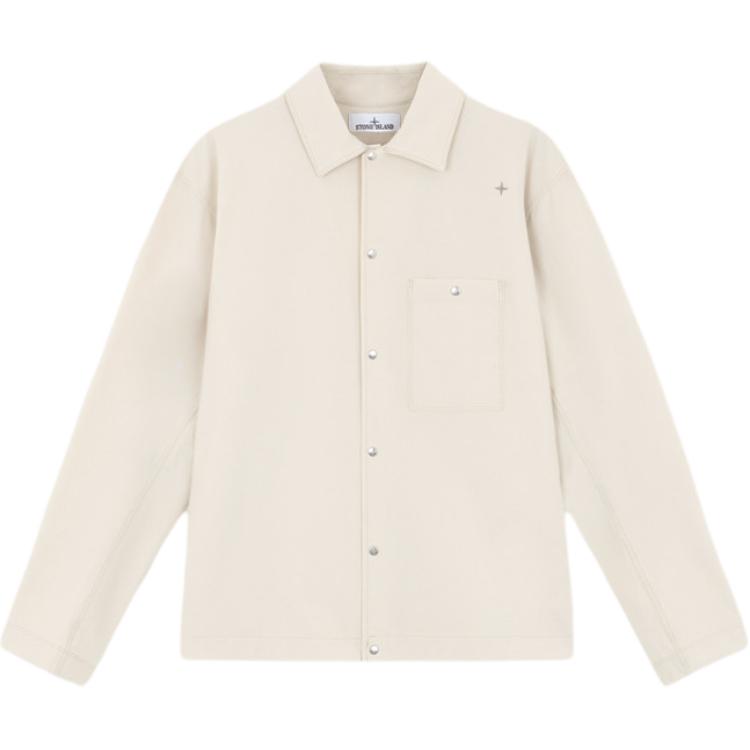 Мужская рубашка STONE ISLAND FW24 STELLINA (песочная)
