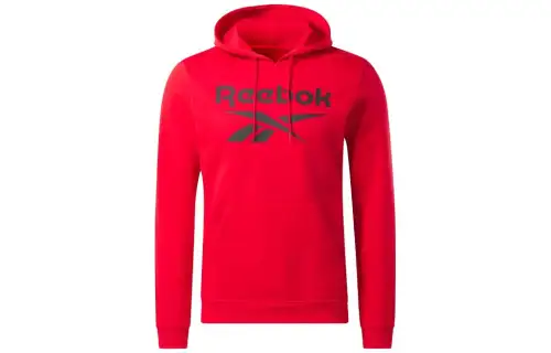 Reebok Sweatshirts Men's Red Hooded Moderate Other
