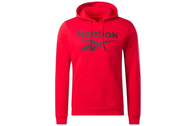 Reebok Sweatshirts Men's Red Hooded Moderate Other