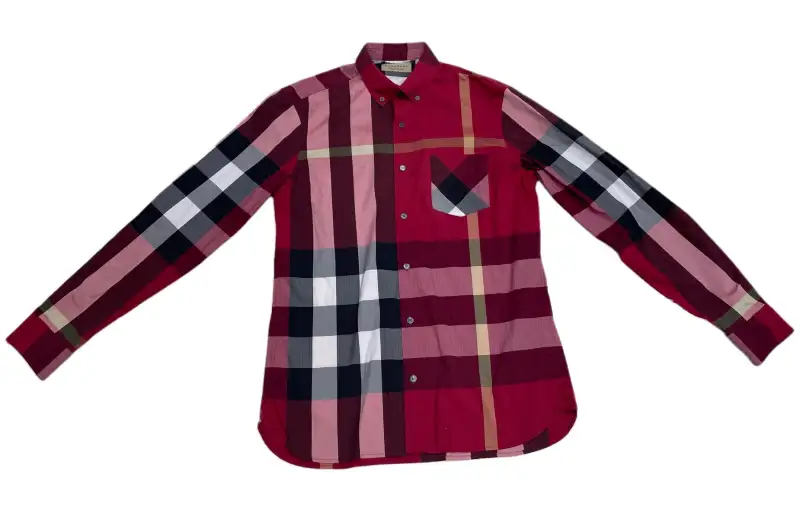 Burberry Shirts Men's Red Moderate Shirt