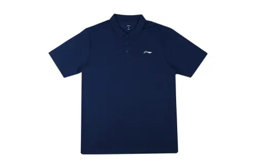 Li Ning Training Series Polo Shirt Unisex Navy Blue