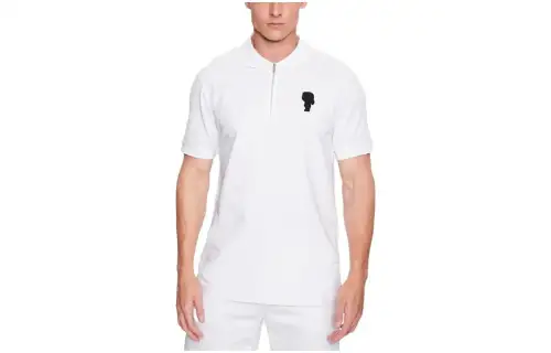 KARL LAGERFELD / Karl Lagerfeld Jeans Polo Shirt Men's White