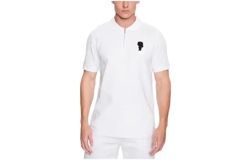 KARL LAGERFELD / Karl Lagerfeld Jeans Polo Shirt Men's White