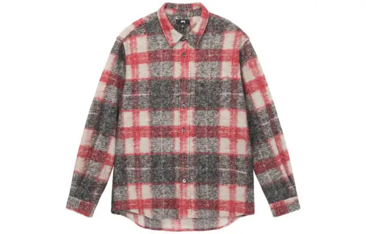 Stussy Plaid Knit Shirt