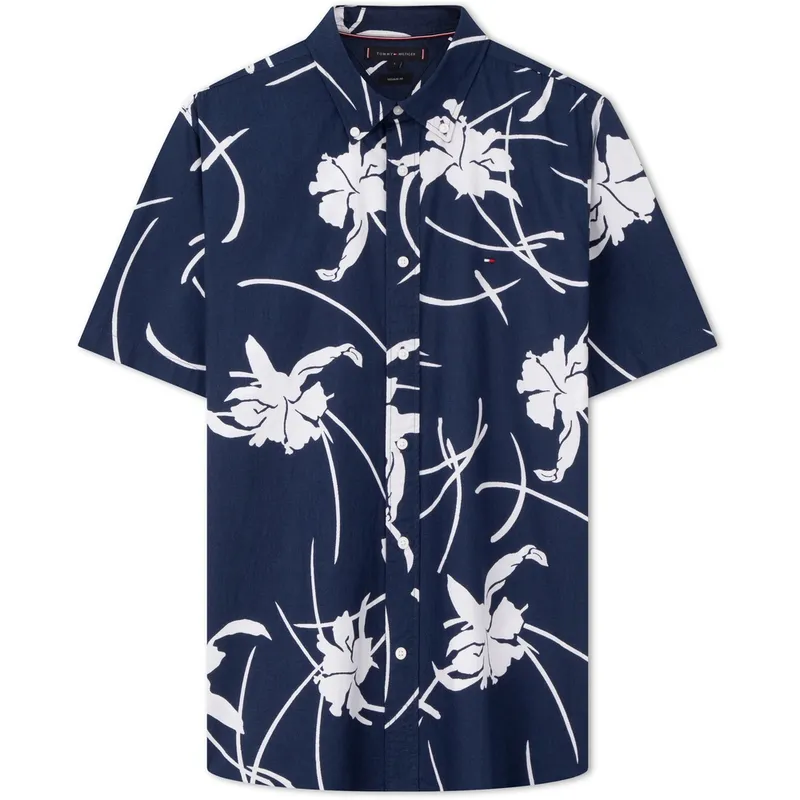 Tommy Hilfiger Tropical print Cotton Shirt