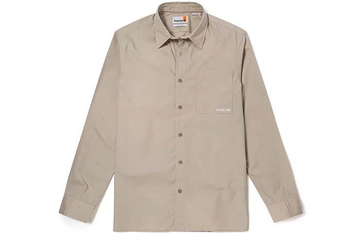 Timberland Shirts Men's Sand Lapel Moderate Other