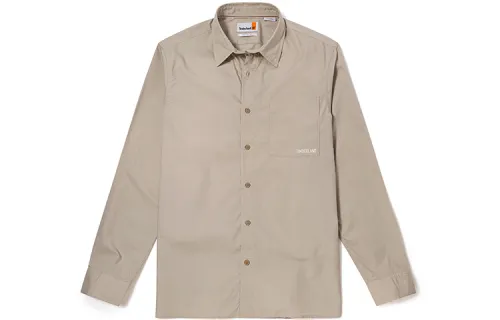 Timberland Shirts Men's Sand Lapel Moderate Other