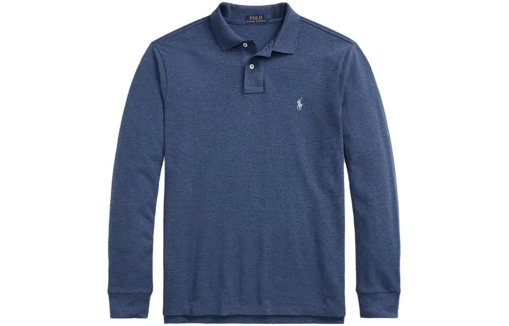 Polo Ralph Lauren SS23 Polo Shirt Custom Slim Fit Men's Blue