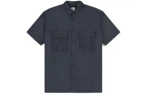 Levis Shirts Men's Blue Pointed Collar Moderate Other