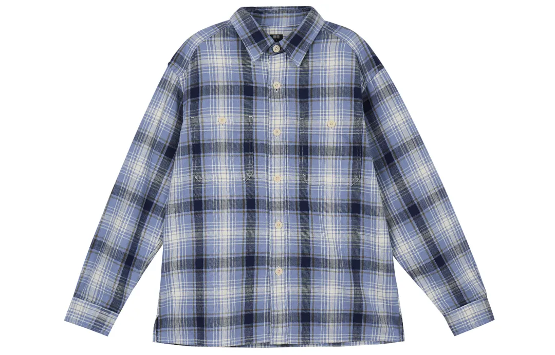 UNIQLO Shirts Unisex Pointed Collar Moderate Other