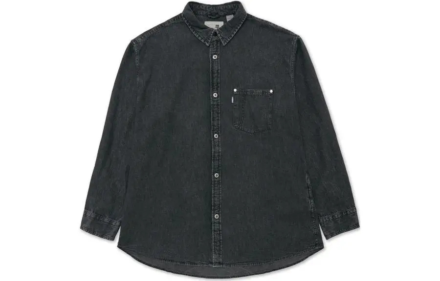 Levi's Shirts Men's Smoke Gray Pointed Collar Moderate Other
