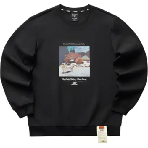 Skechers Sweatshirt Unisex Carbon Black