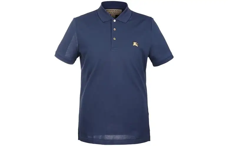 Burberry SS23 Polo Shirt Men's Dark Blue