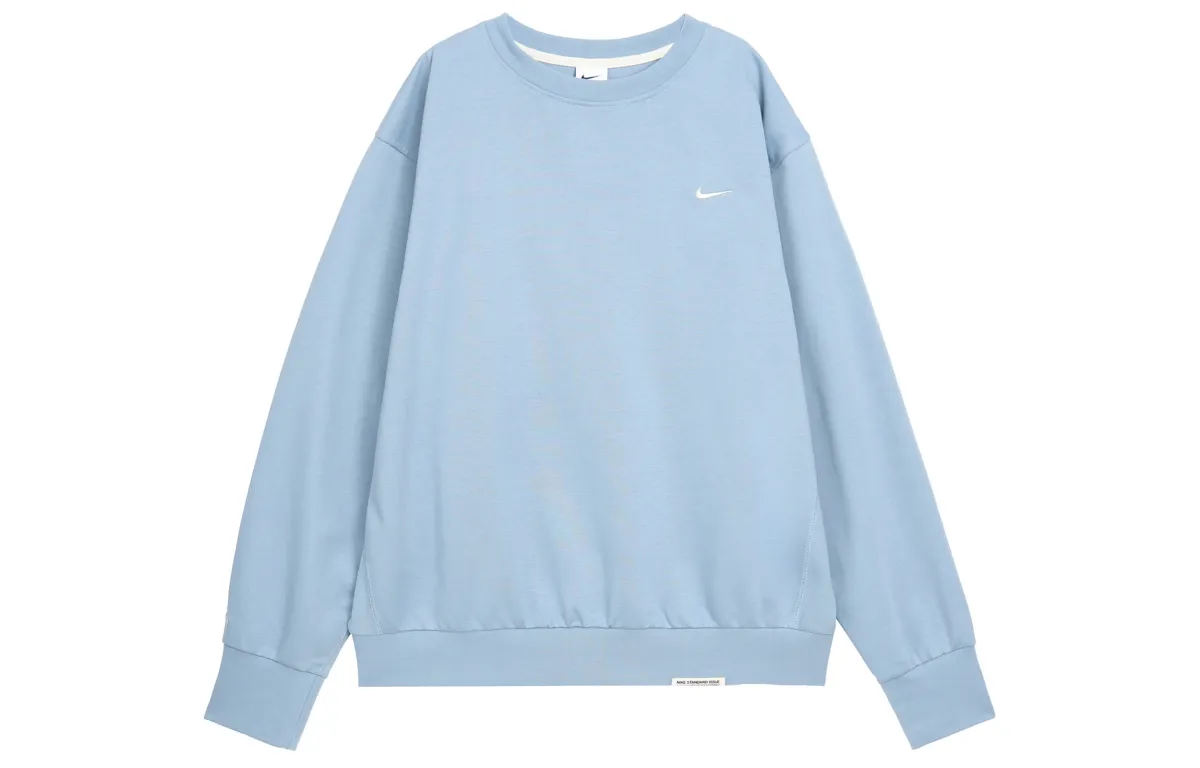 Nike Sweatshirts Men's Sky Blue Crew Neck Moderate Regular