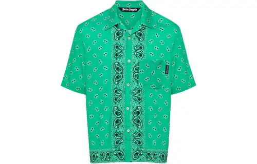Palm Angels paisley-print poplin shirt