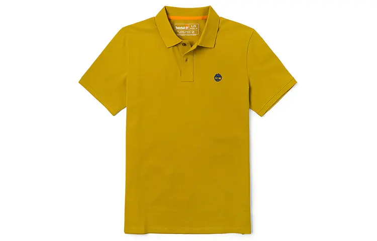 Timberland Polo Shirt Men's Gold Palm