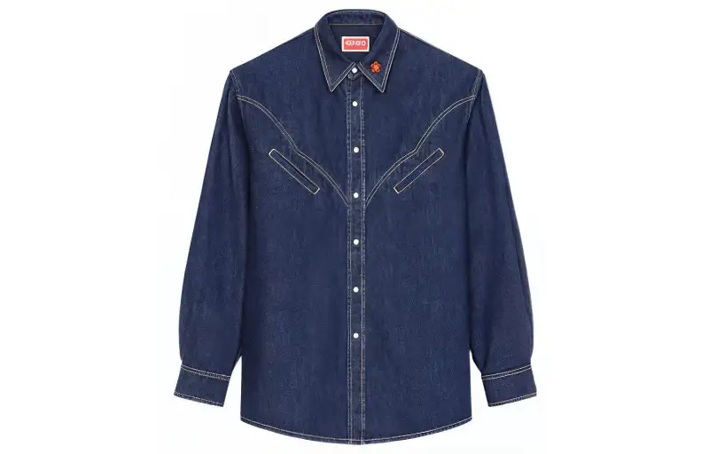 【Previous Season】Western-style denim shirt