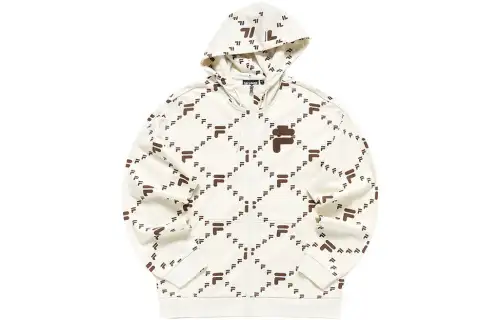 FILA FUSION Sweatshirt Unisex Antique Inspired Style White