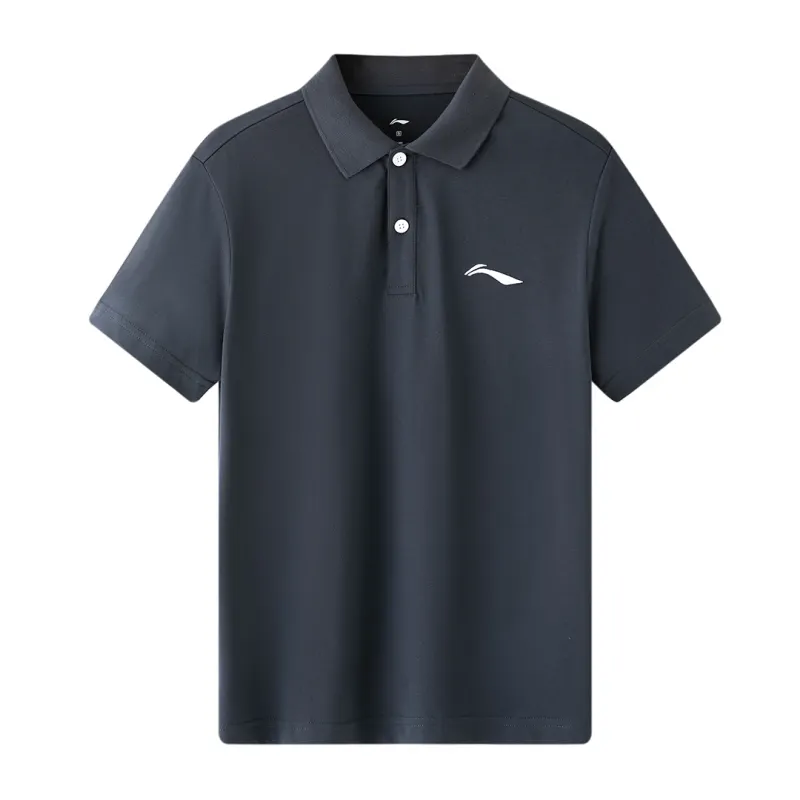 Li Ning Polo Shirt Men's Dark Gray